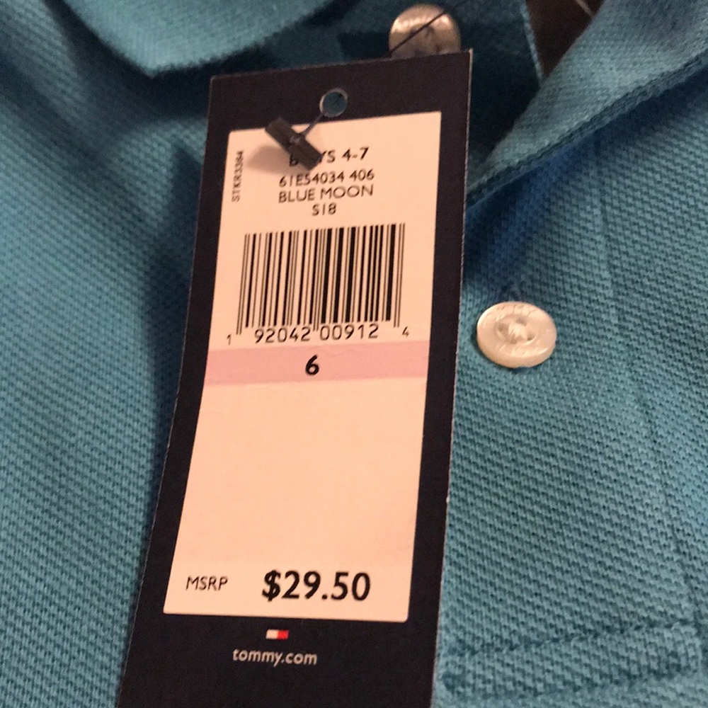 NWT Boys Polo by Tommy Hilfiger - Picture 7 of 8